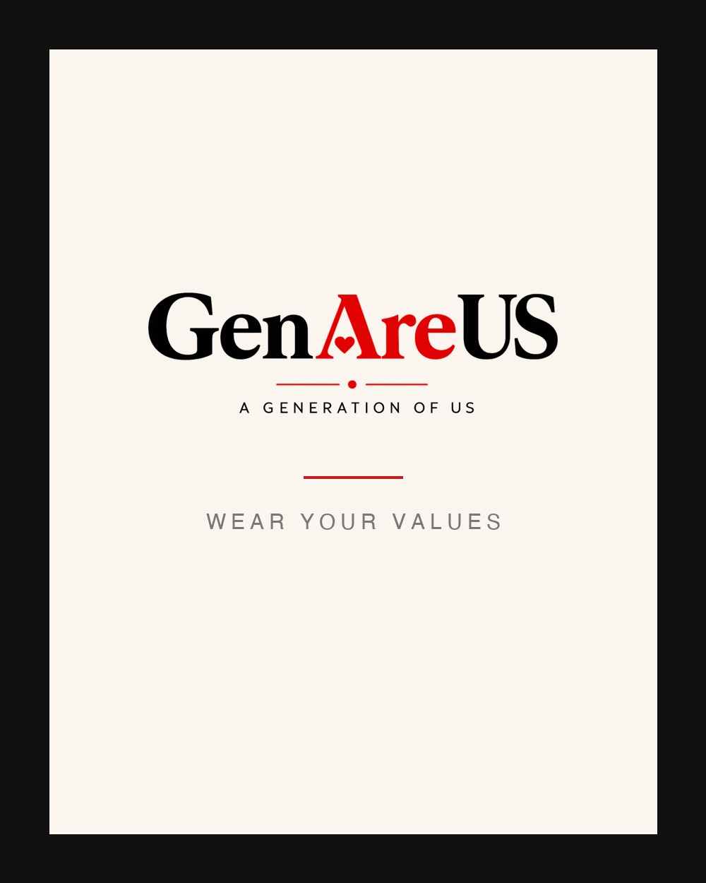 GenAreUS — wear your values